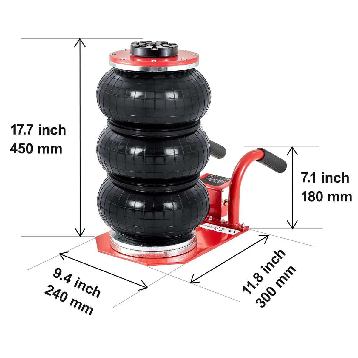 Heavy Duty Ton Air Bag Car Jack — product image 7