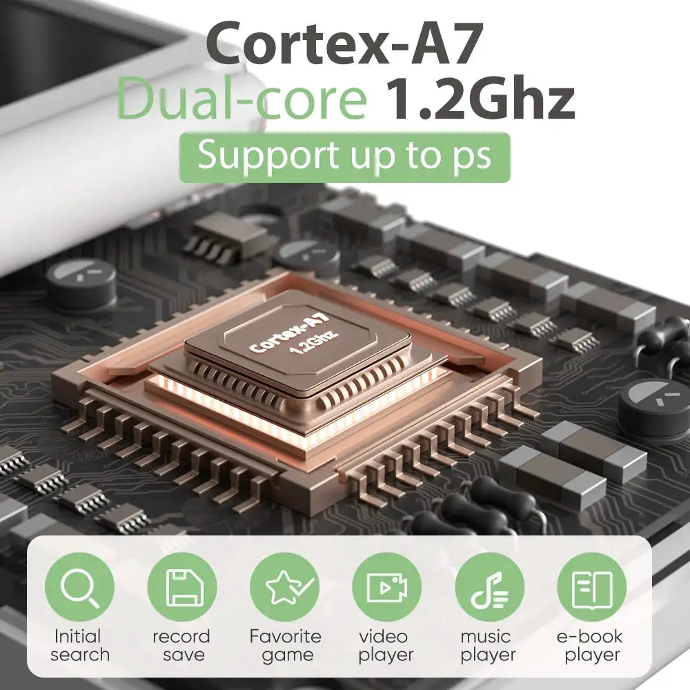 MIYOO Mini Flip Retro Handheld Game Console - 2.8'' IPS Screen, Portable Retro Game Emulator, Gift for Gamers