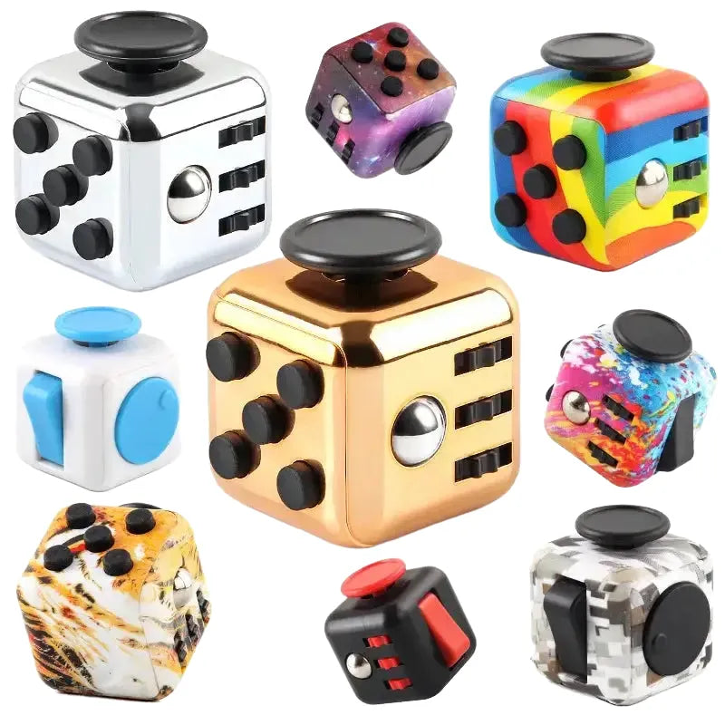 Solid Fidget Dice - Relieves Stress And Anxiety - Style Z product image