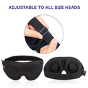 Premium 3D Sleep Mask - Blocks All Natural Light