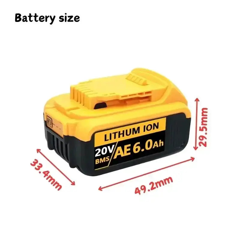 20V 8Ah Liion Replacement Battery Pack DCB205DCB201DCB203