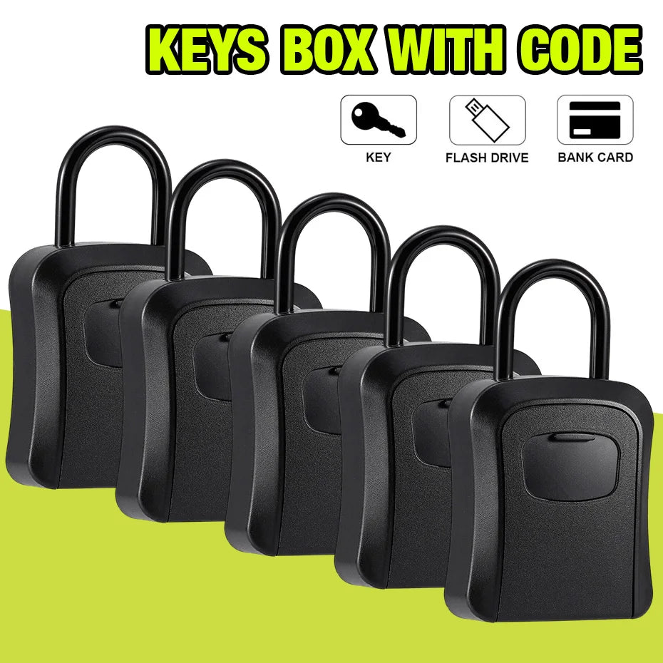 Waterproof Key Lock Box Outside Combination Password Metal Key — product view 6