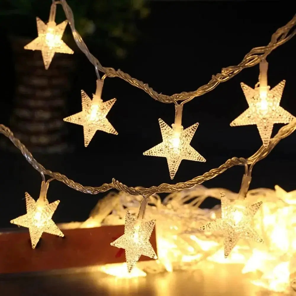 LED Star String Lights USB And Battery Operated Fairy Lights
