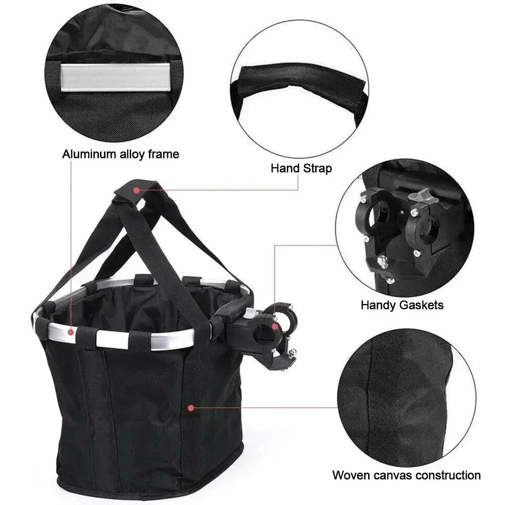 Detachable 2 In 1 Bicycle Front Basket And Pet Carrier