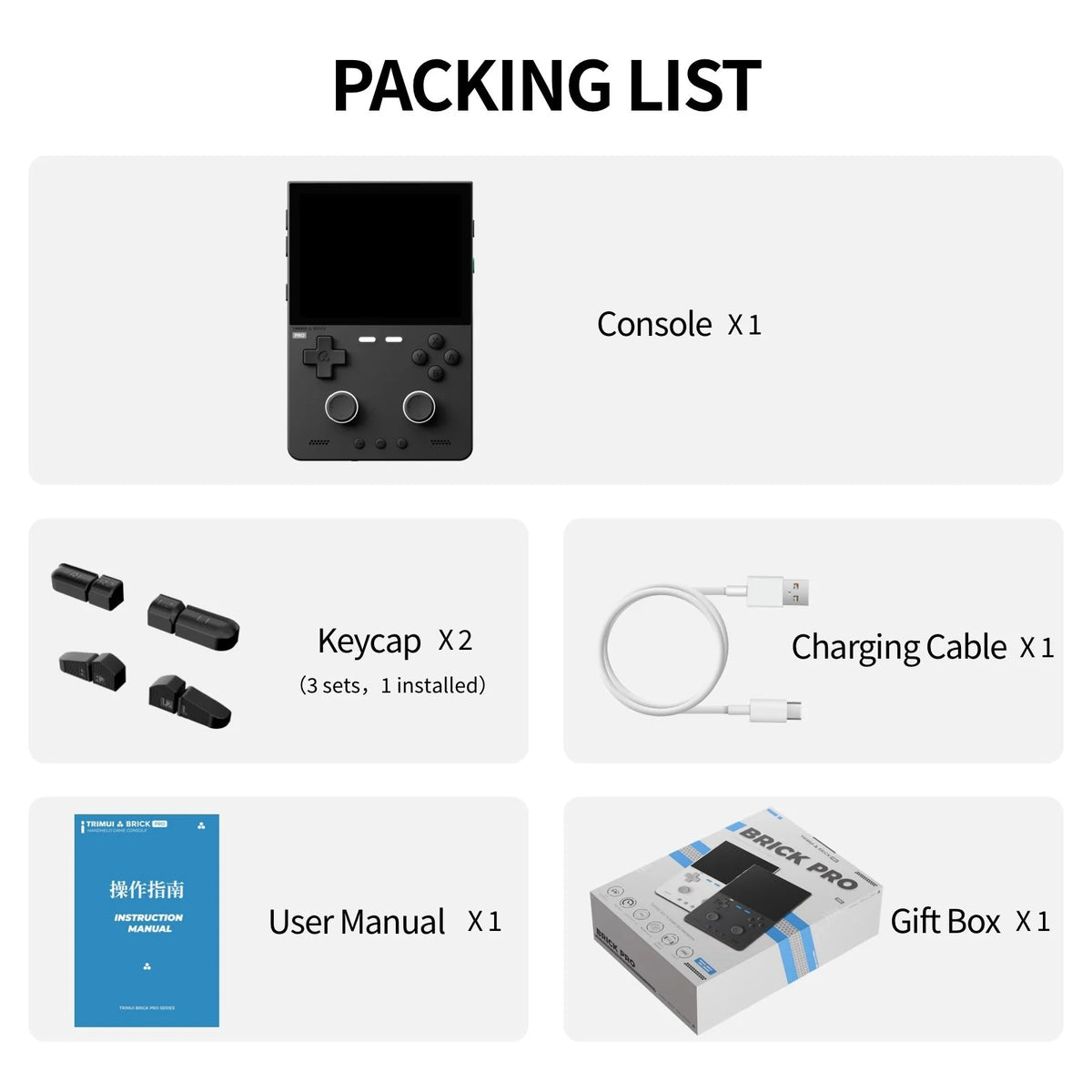 Trimui Brick PRO Console Handheld