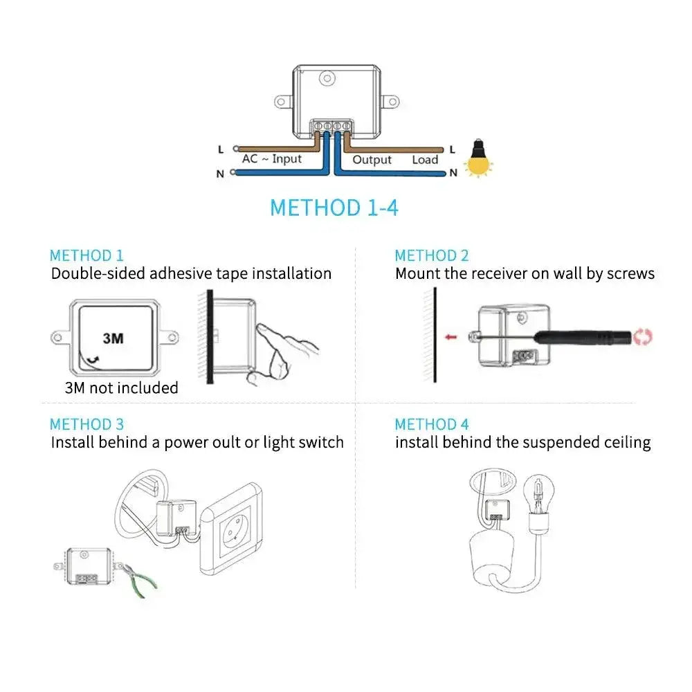 SIXWGH Smart Wireless Light Switch Set For Ultimate Style