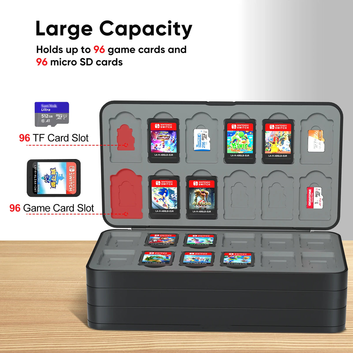 Switch Game Card Storage Case