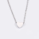 New Minimalist Clavicle Necklaces for Women Tiny Heart Jewelry