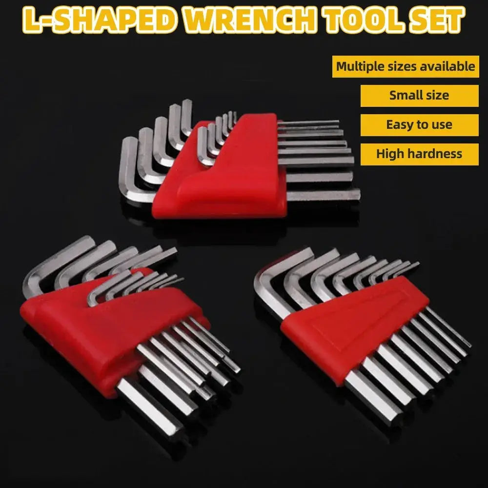 8 Or 11 Piece Hex L Wrench Short Arm Tool Set Portable