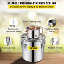 SucceBuy Gal Distiller Moonshine Alcohol Brew Water Wine