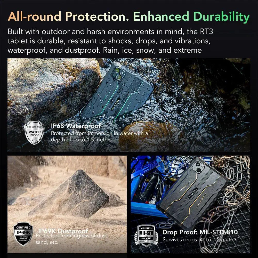 Oukitel RT3 Mini Rugged Tablet 4GB RAM 64GB Storage
