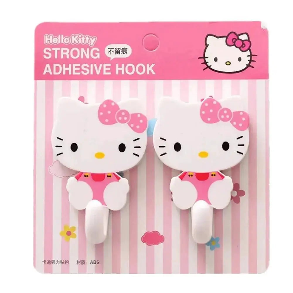 Hello Kitty Sanrio Adhesive Key Holder Cute Keys Organizer