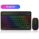 EMTRA Multilingual Backlit Keyboard Mouse Portable Power