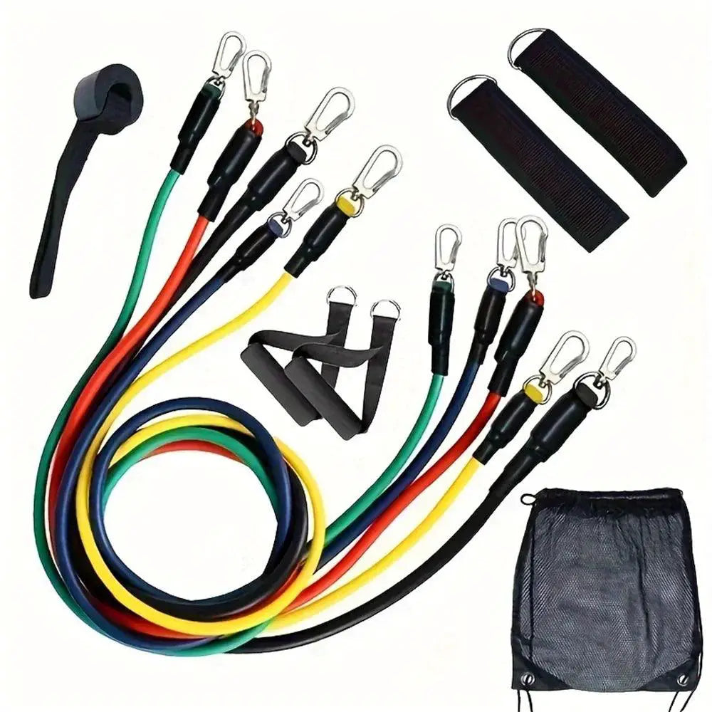 11-Piece Resistance Band Set for Full-Body Workouts Kit - OurLum.com
