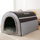 Winter Cozy Foldable Dog House Bed for Small Dogs