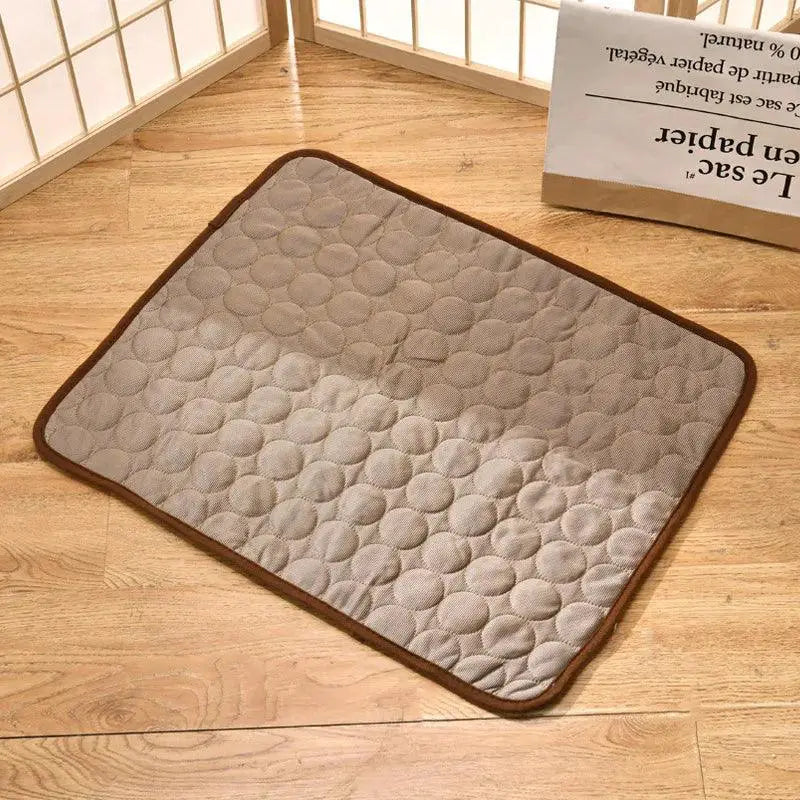 Dog Cooling Mat Breathable Washable Summer Pet Blanket