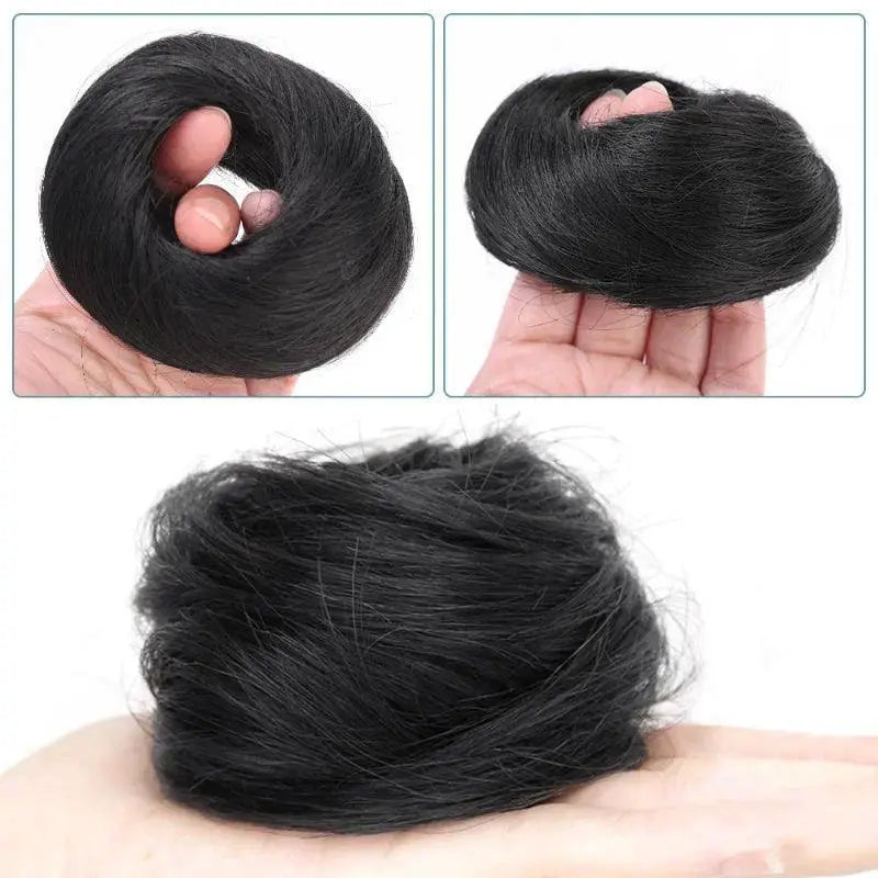Effortless Volume Fluffy Seamless Bun Hair Accessory