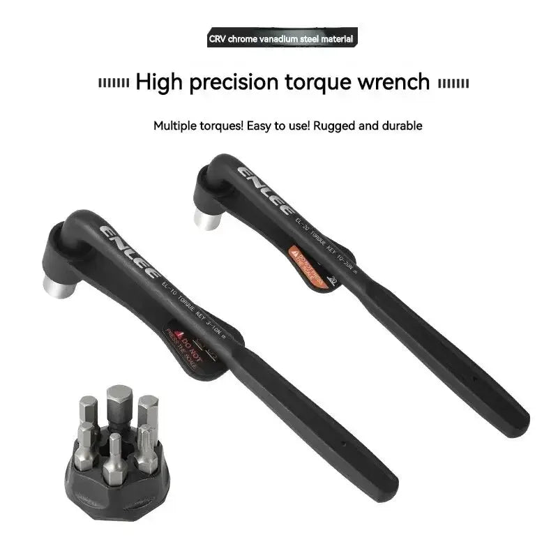 Enlee Bicycle Torque Wrench With Bit Set For Bike Repair