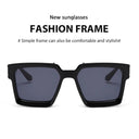 Unisex Luxury Retro Square Sunglasses with UV400 Protection