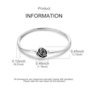 Bracelet Sterling Silver Snowflake Heart