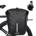 Rhinowalk 20L Waterproof Bike Pannier Bag Black