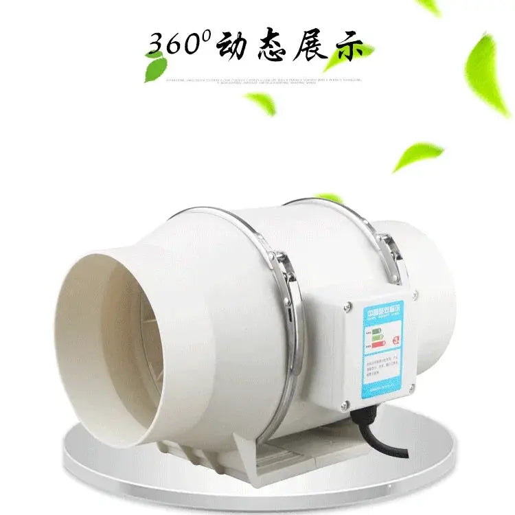 220V Silent Inline Exhaust Fan for Home and Kitchen