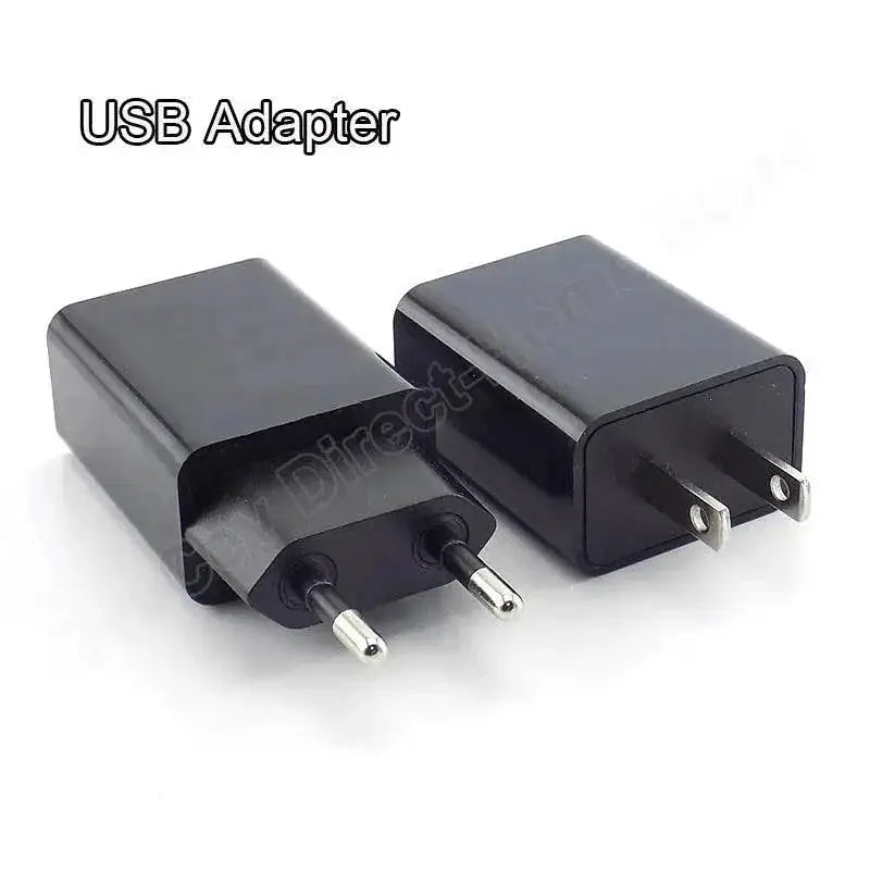 Versatile 5V Travel USB Charger Compact Wall Adapter EU US
