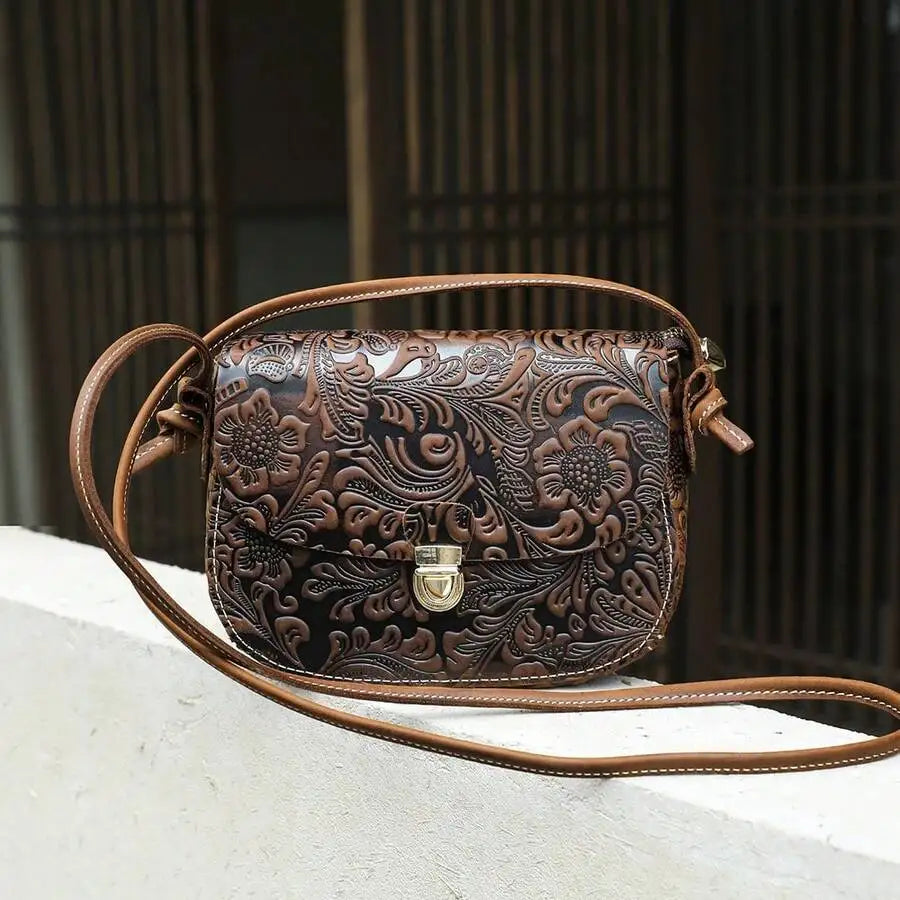 Vintage Crazy Horse Leather Shoulder