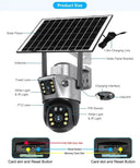 Wireless Solar Security Camera for Homes