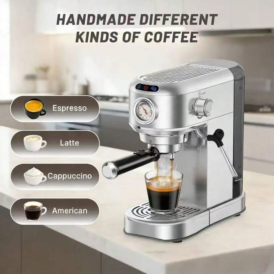 Espresso Machine,Coffee Maker With Auto-Shut Off, Pump Oz — product view 3