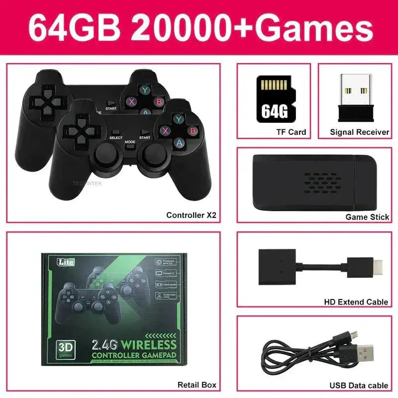 M8 Retro Gaming Console Enhanced 4K Experience Wireless Play