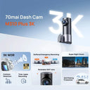 High-Res Dash Cam for Drivers with Parking Monitor