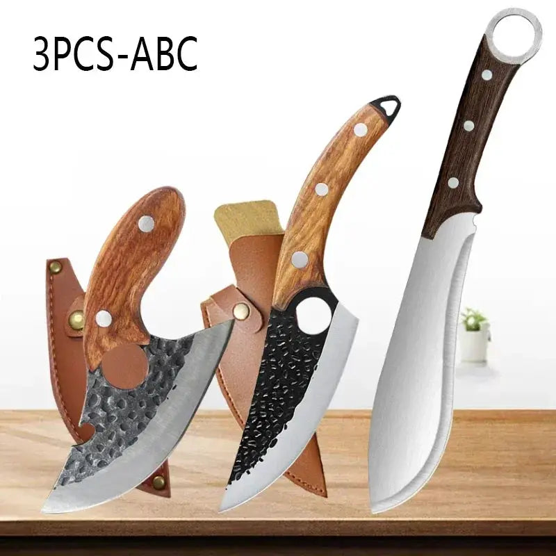 Razor Sharp Boning Cleaver Set for Pros — product view 17