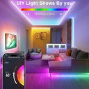 40M RGB LED Neon Rope Lights With Music Sync, App Control, Indoor Outdoor Fun
