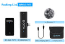 Boya Bywmics5 Wireless Lavalier Microphone Kit For Iphone Android Youtube Vlogging