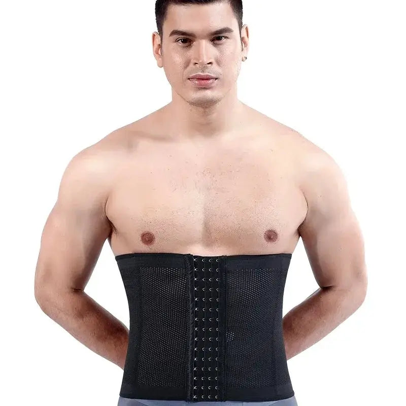 Men's Breathable Adjustable Waist Trainer For Control