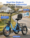Comfortable Folding Electric Trike Adult