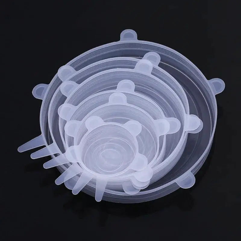 12 Piece Reusable Silicone Lids for Airtight Kitchen Storage