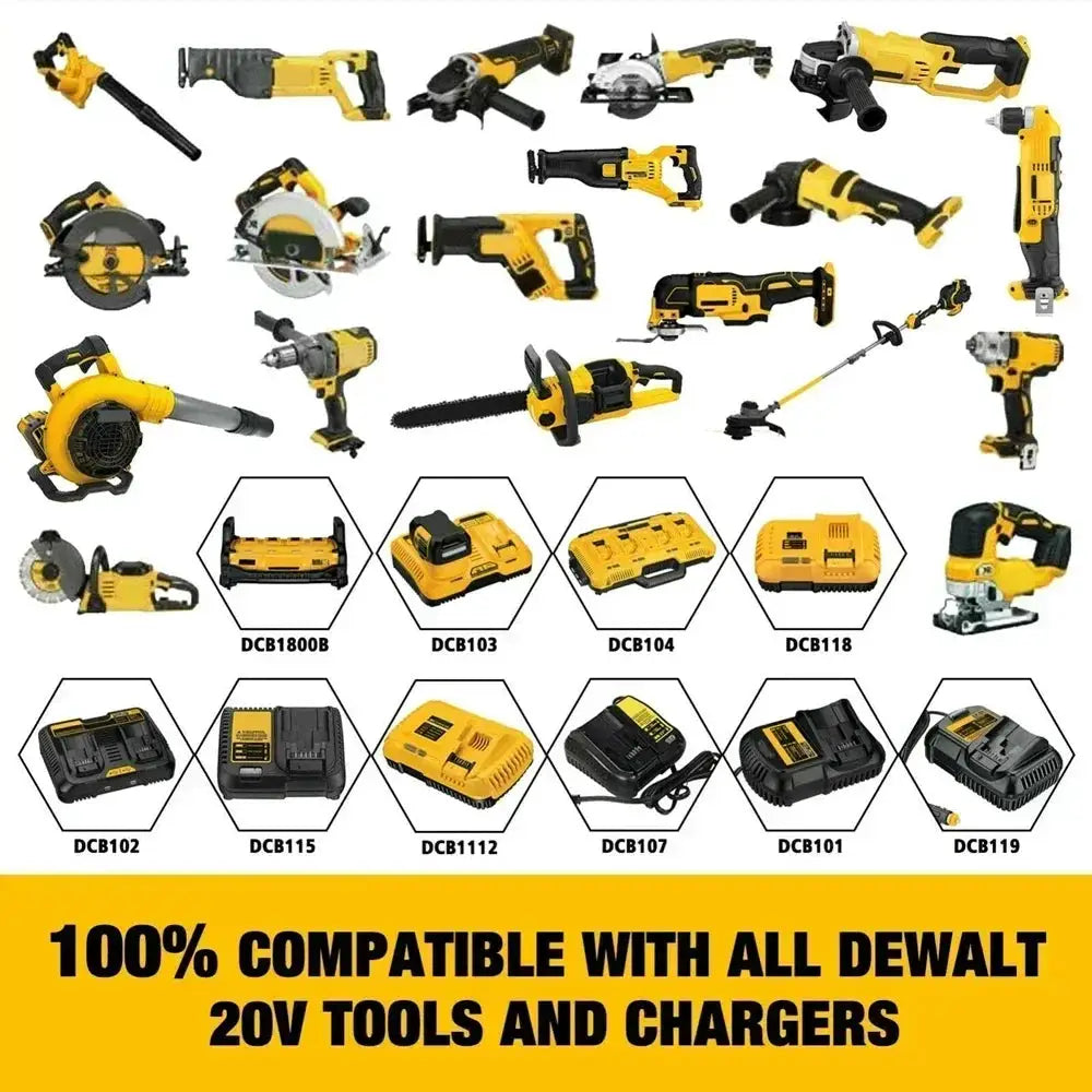 DCB200 20V 8000mAh High Capacity Lithium Battery Pack