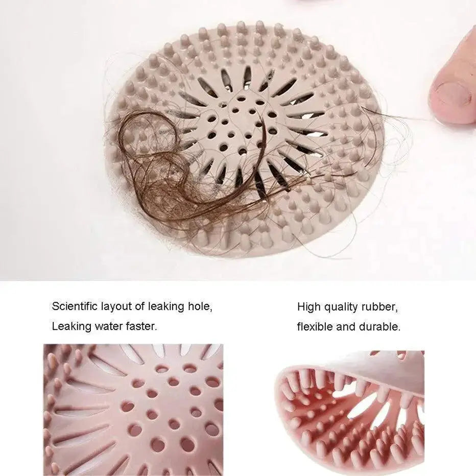 Hair Stopper Sink Strainer Filter For Clog Free Drains