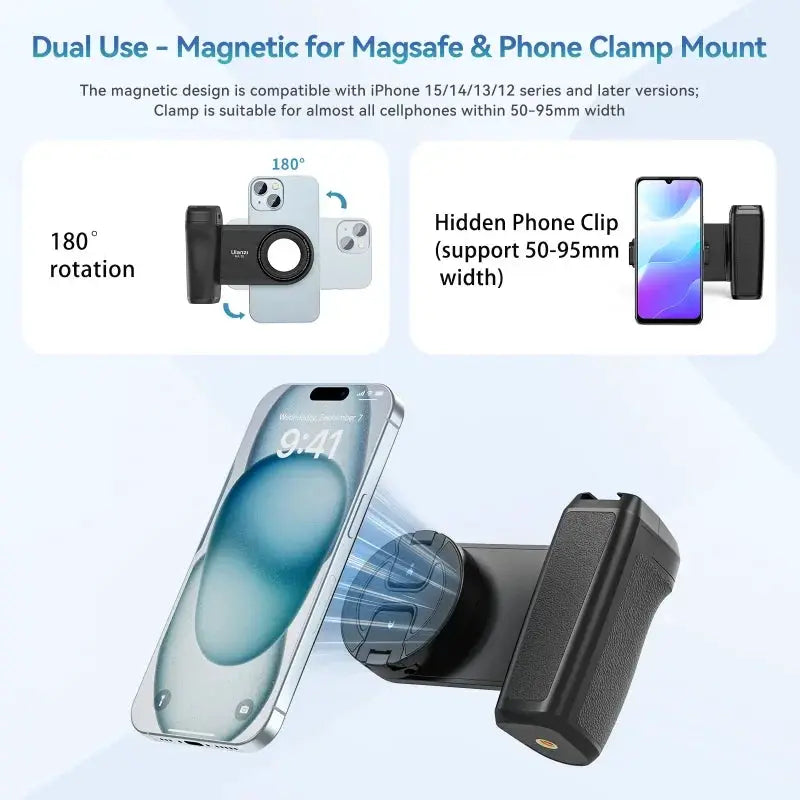 Ulanzi MA35 Selfie Booster Handle Grip Bluetooth Stabilizer