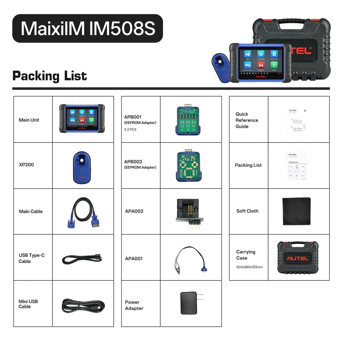 Autel MaxiIM Automotive Scanner IMMO Key Programming Diagnostic — product view 8