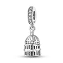 Sterling Silver Charm Bead Eiffel