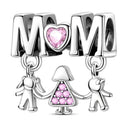 Mula Pink Sterling Silver Charms