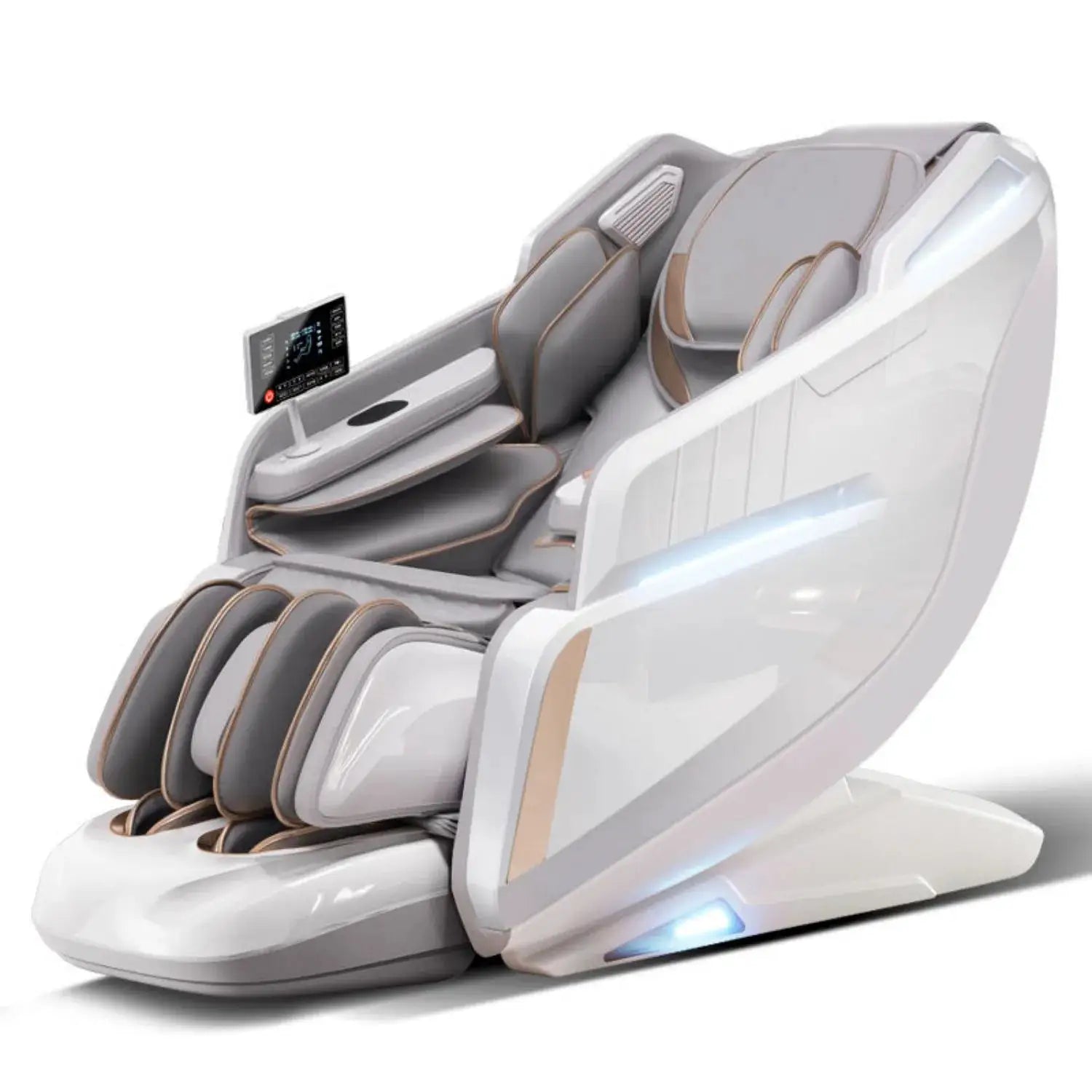 4D Massage Chair SL Track Zero Gravity Full Body Airbag Shiatsu AI Voice Body Scan Back Heat Bluetooth Foot Roller Thai Stretch