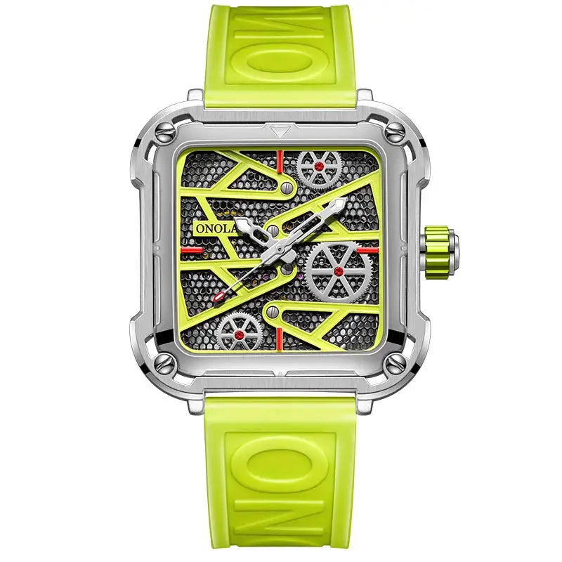 Gold Mens Skeleton Automatic Watch — product image 8
