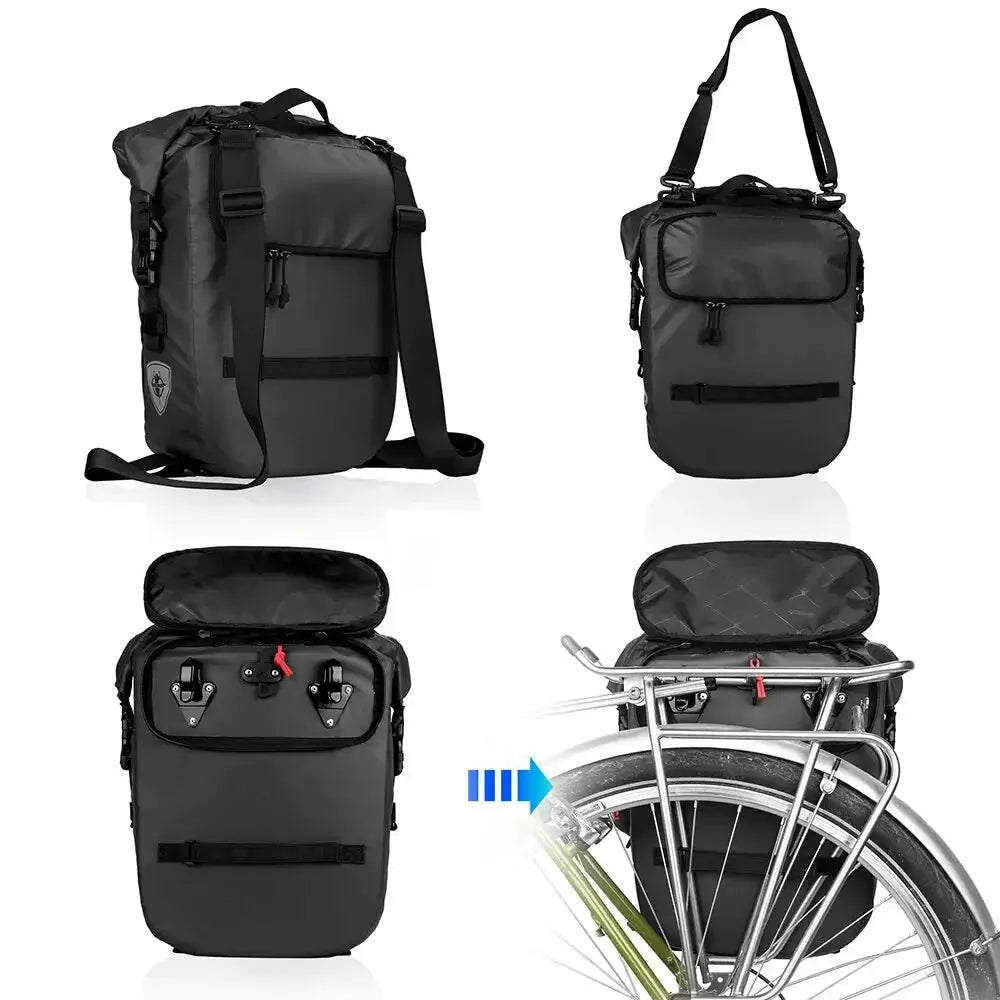 Rhinowalk 20L Waterproof Bike Pannier Bag For Cycling