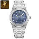 POEDAGAR Men Stainless Steel Watch