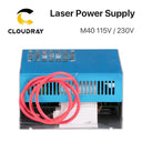 Cloudray 40W CO2 Laser Power Supply M40 115V 230V Compatible