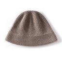 Ribbed Cashmere Knit Winter Hat